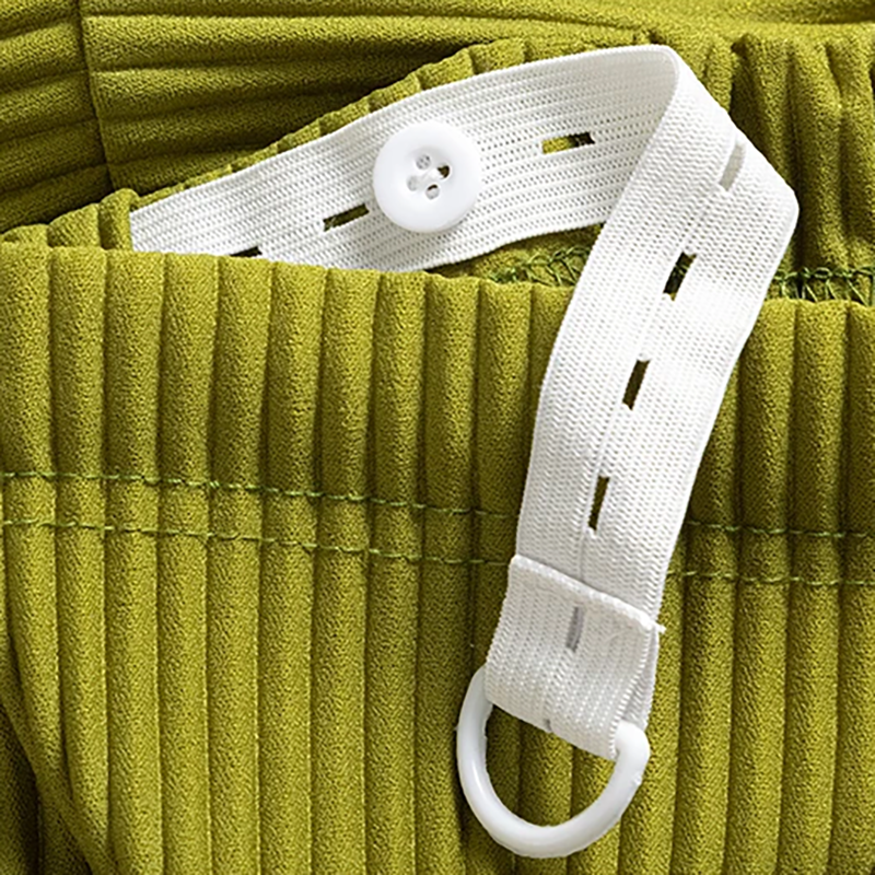 Ribbed Wide-Leg Pants